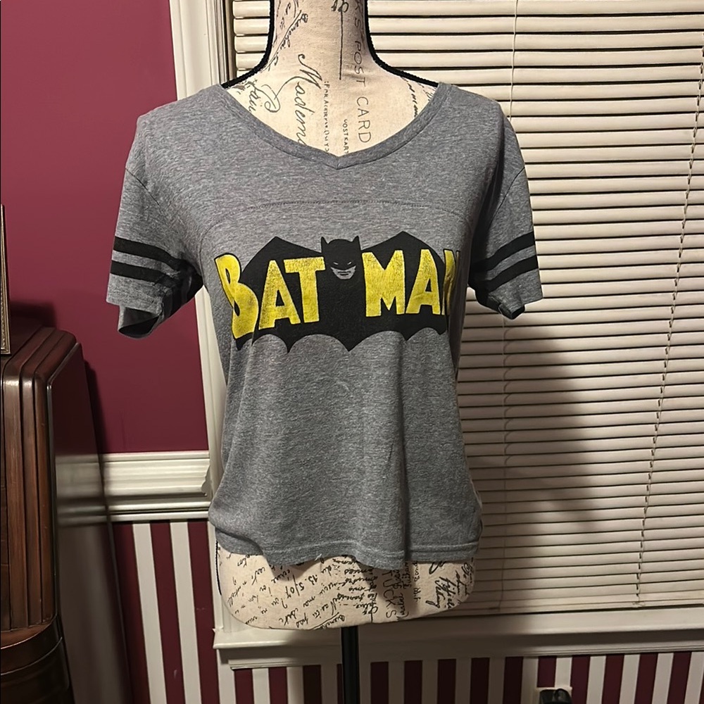 Gray Batman Graphic T-Shirt